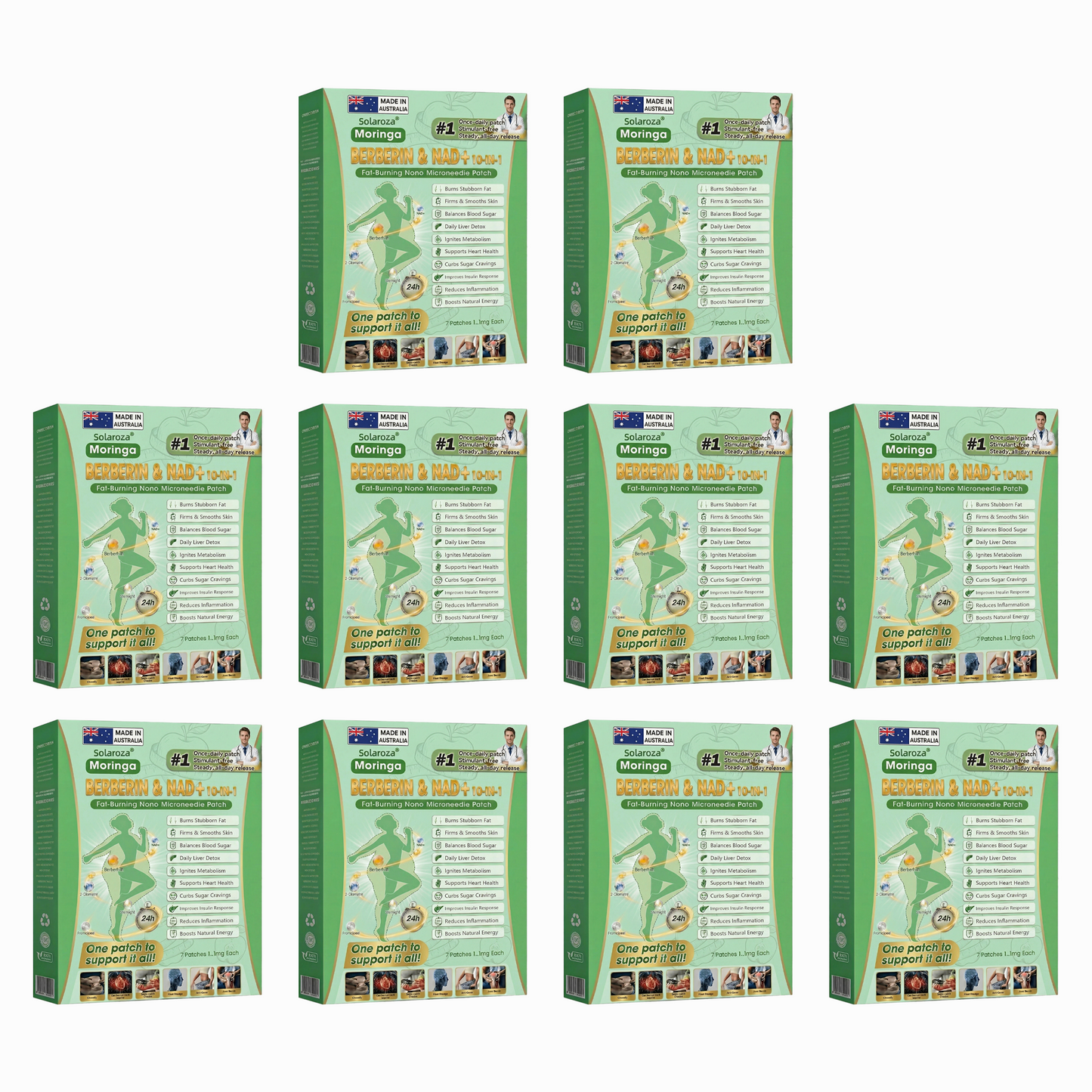 𝑶𝒇𝒇𝒊𝒄𝒊𝒂𝒍 𝑨𝑼 𝑺𝒕𝒐𝒓𝒆 |✨Solaroza® 10-in-1 Weight Loss Patch: Boost Metabolism & Burn Fat (NAD+ & Berberine)