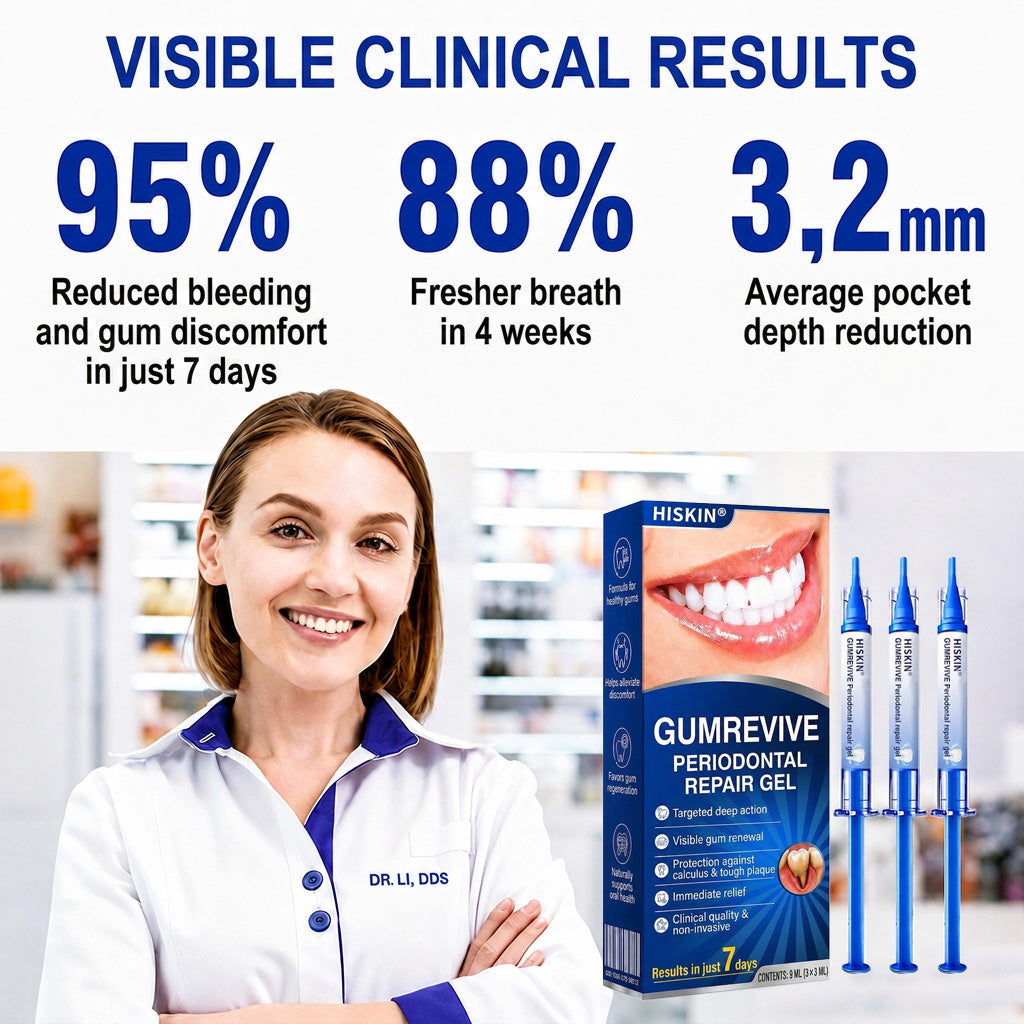 👨‍⚕️✅🦷HISKIN® GumRevive Advanced Gum Defence & Repair Gel