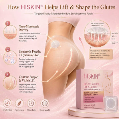🎁𝐇𝐈𝐒𝐊𝐈𝐍® 👩‍⚕️ Targeted Breast Enhancement Advanced Nano Microneedle Patch